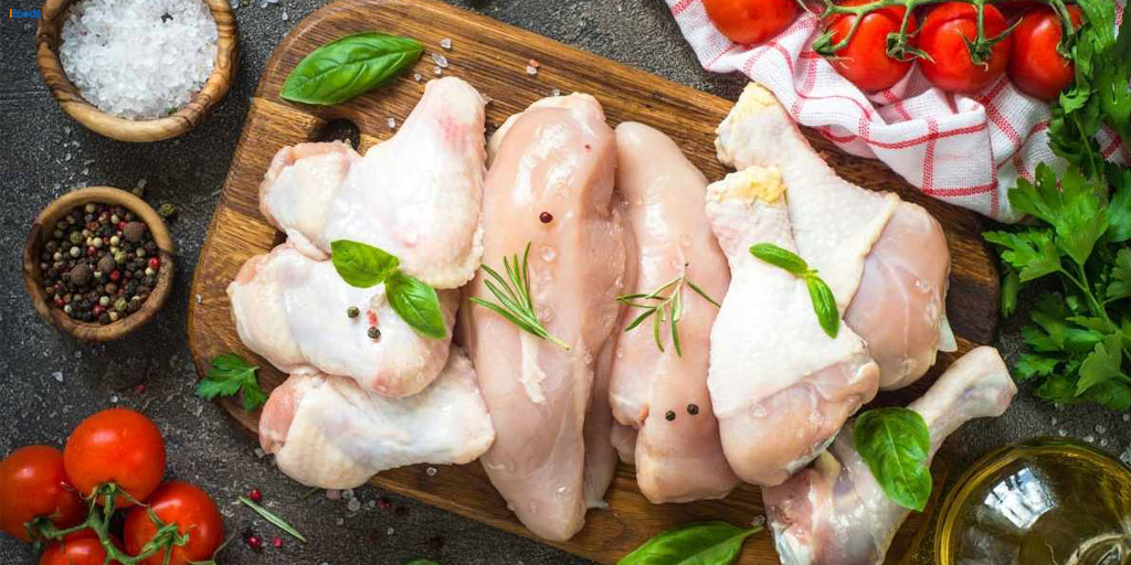 مرینیت کردن گوشت مرغ