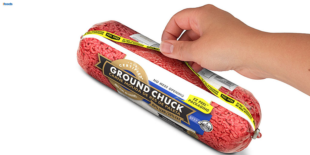 بسته بندی گوشت به روش chub packaging